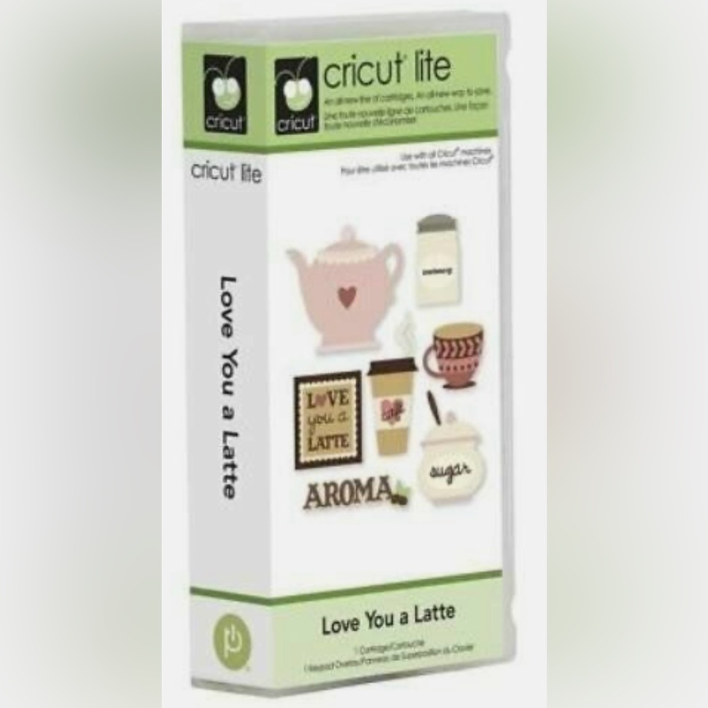 Cricut lite LOVE YOU A LATTE shapes